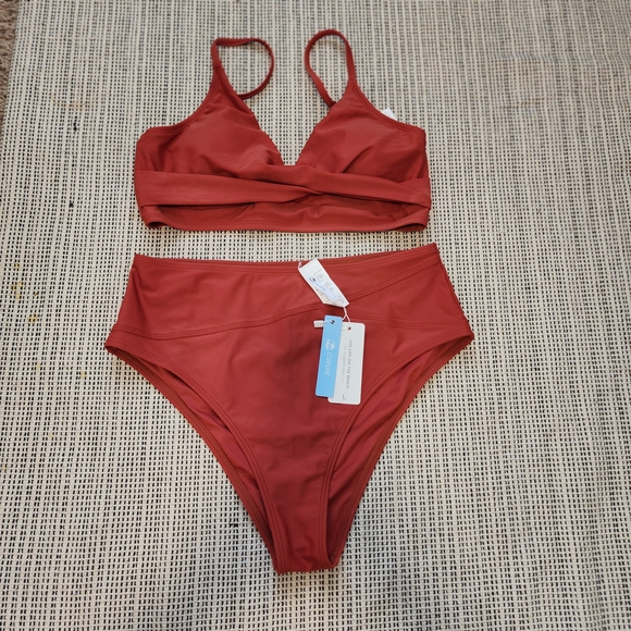 Cupshe Other - Cup She Rust Bikini Set